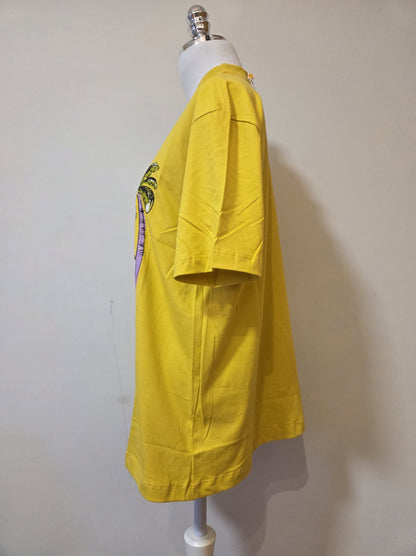 Camiseta Farm Estampa Ipanema - Um País Tropical Amarela