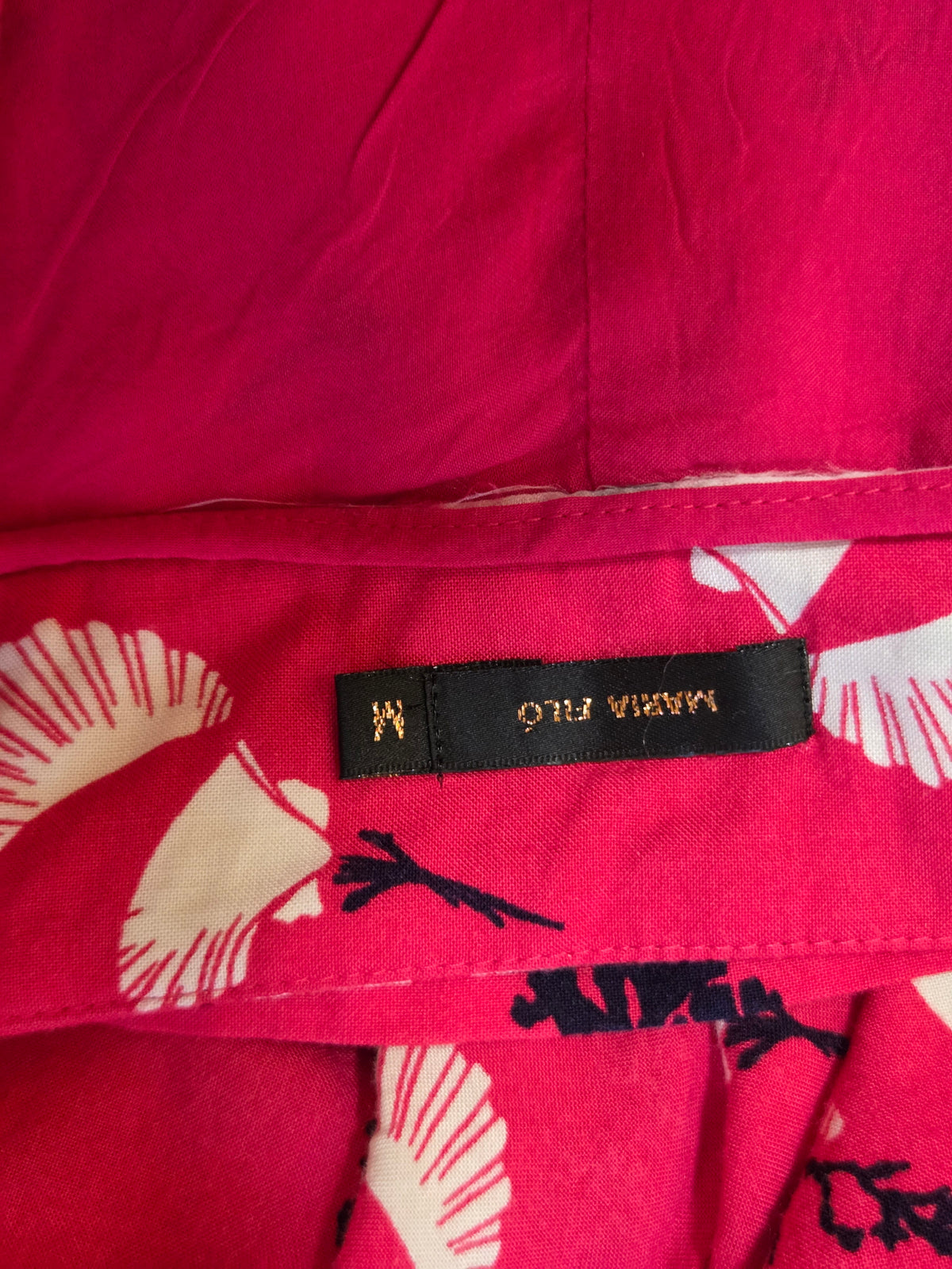 Short Estampado com Faixa de Amarração Maria Filó Rosa