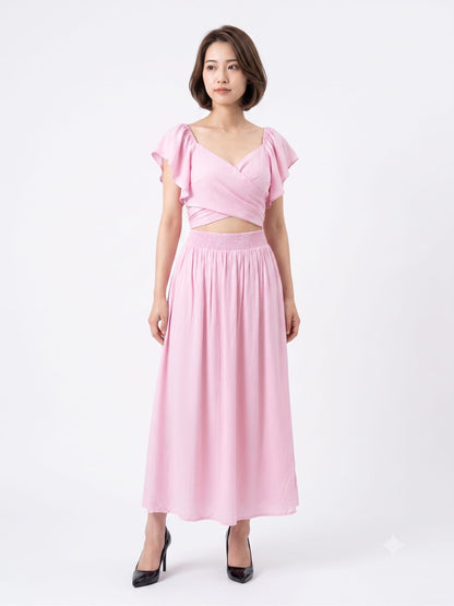 Vestido Antix Rosa Claro 2 em 1