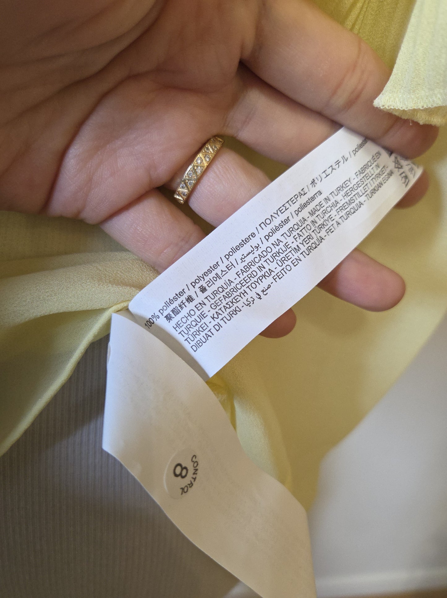 Camisa Zara Amarela
