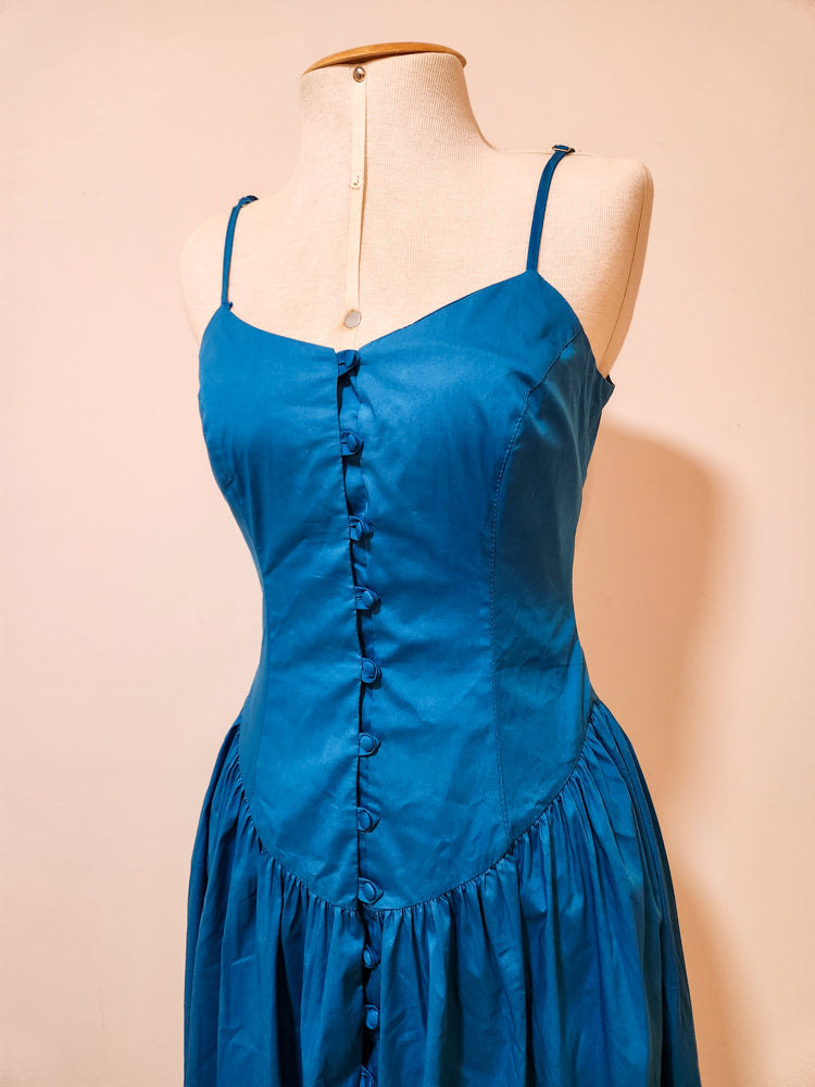 Vestido Santa Senhorita Midi Azul