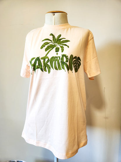 Camiseta Farm Rosa Estampa Bananeira - Verde musgo