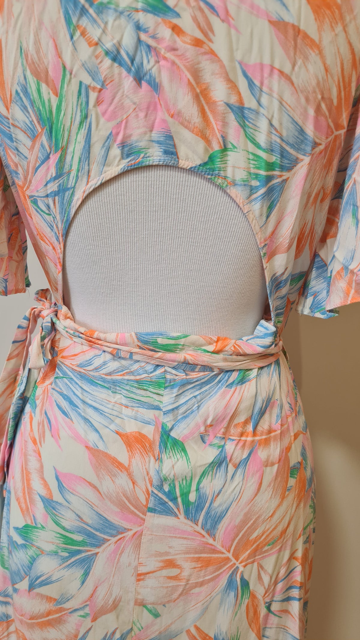 Vestido Farm Midi Transpasse Íris
