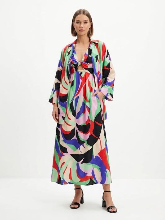 Kimono Farm Folhagens Frescas