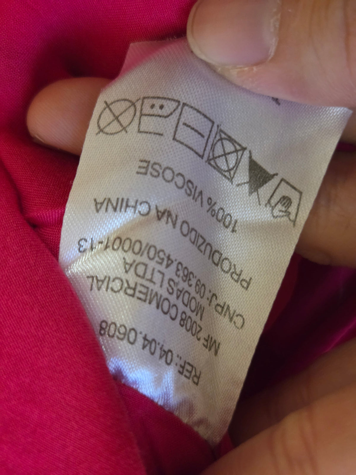Short Estampado com Faixa de Amarração Maria Filó Rosa