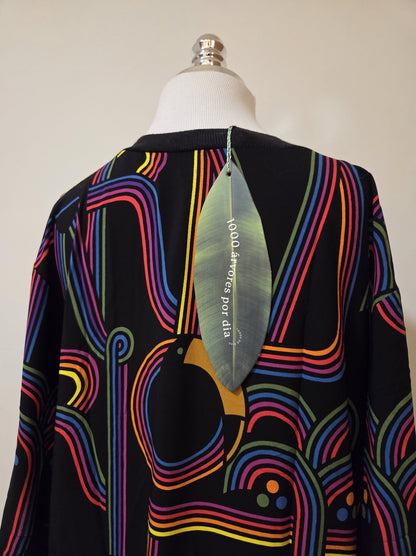 Vestido T-shirt Farm Estampa Tuca
