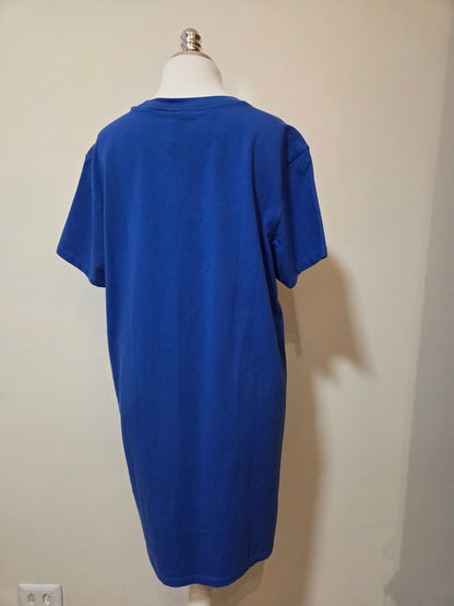 Vestido T-shirt Adidas Farm Azul