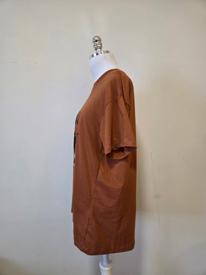 Camiseta  Farm Corno Manso Cacau