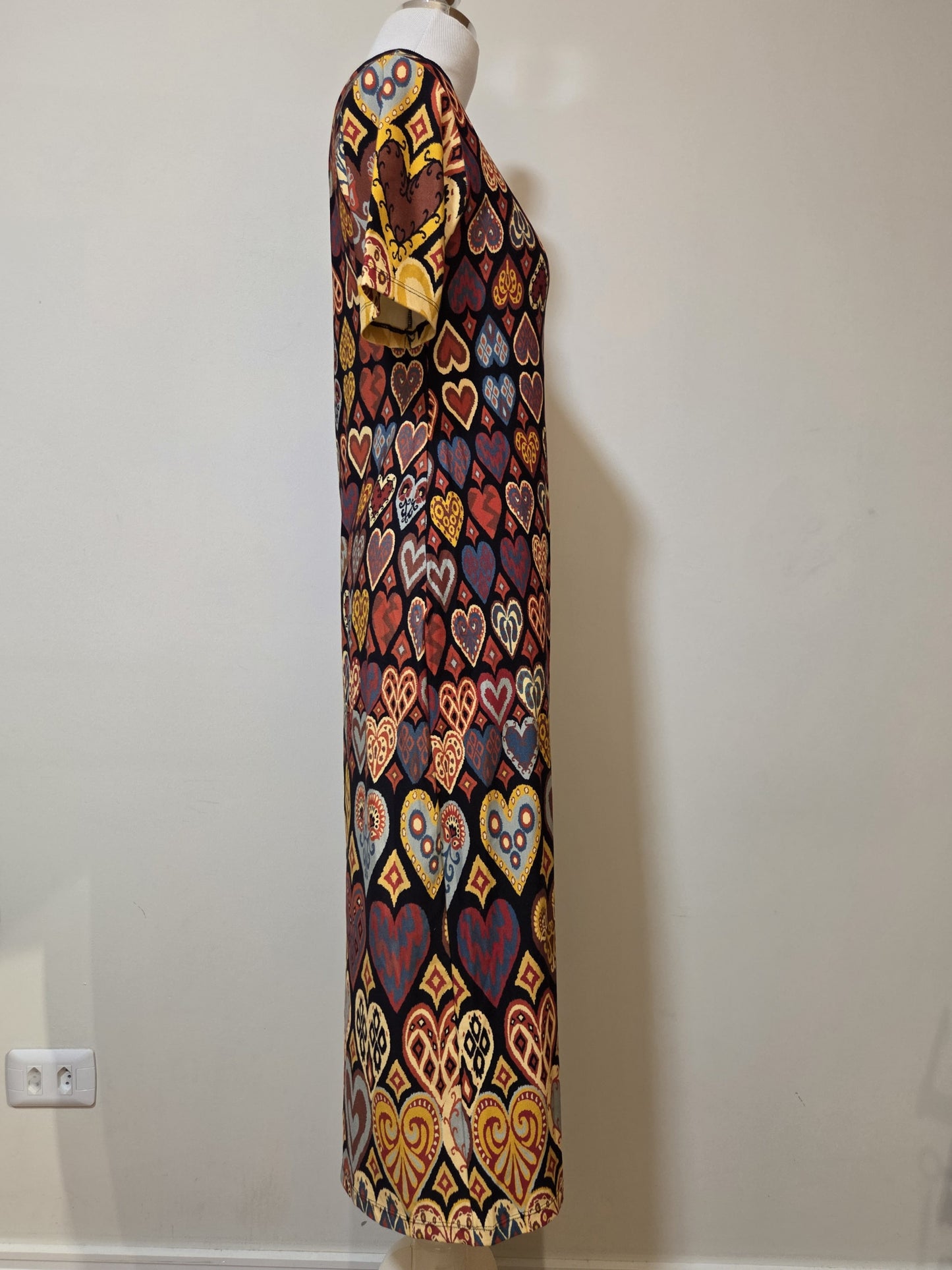 Vestido Midi Farm Corações