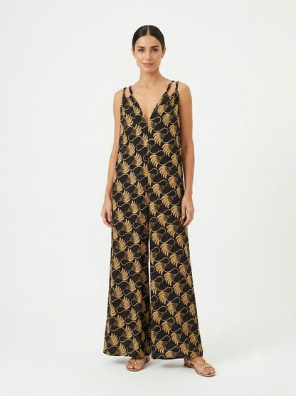 Macacão Farm  Pantalona Banana Tassel Mini