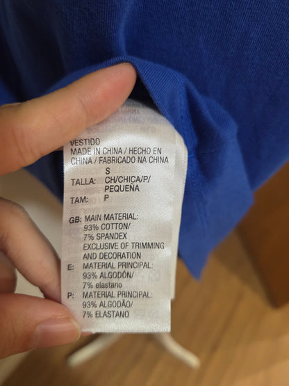 Vestido T-shirt Adidas Farm Azul