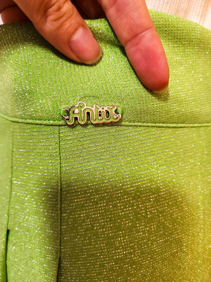 Calça Antix Pantalona Verde - Louco Amor