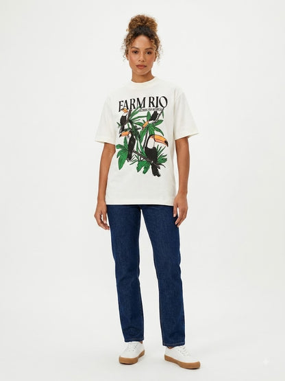 Camiseta Farm Tucanos  - Colorido por Natureza
